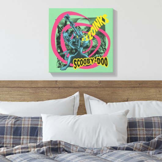 Scooby-Doo Zoinks Punk Gitaargrafiek Canvas Afdruk (Insitu (Slaapkamer))