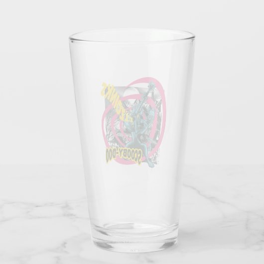 Scooby-Doo Zoinks Punk Gitaargrafiek Glas (Achterkant)