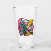 Scooby-Doo Zoinks Punk Gitaargrafiek Glas (Voorkant)