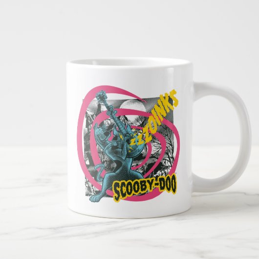Scooby-Doo Zoinks Punk Gitaargrafiek Grote Koffiekop (Rechts)