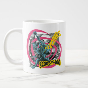 Scooby-Doo Zoinks Punk Gitaargrafiek Grote Koffiekop