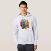 Scooby-Doo Zoinks Punk Gitaargrafiek Hoodie (Voorkant volledig)