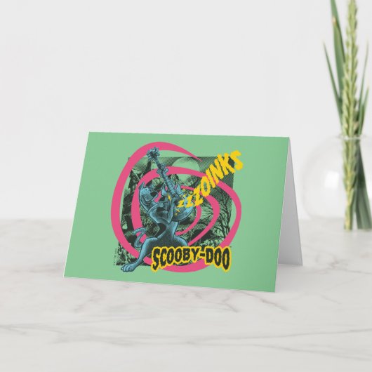 Scooby-Doo Zoinks Punk Gitaargrafiek Kaart (Voorkant)