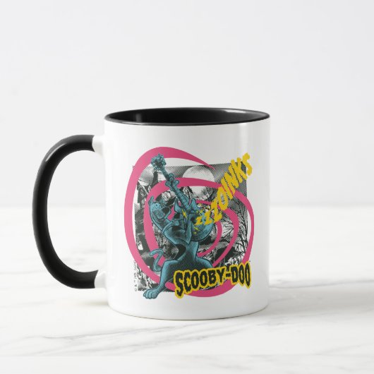 Scooby-Doo Zoinks Punk Gitaargrafiek Mok (Links)