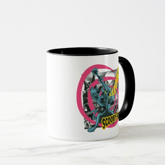 Scooby-Doo Zoinks Punk Gitaargrafiek Mok (Voorkant rechts)