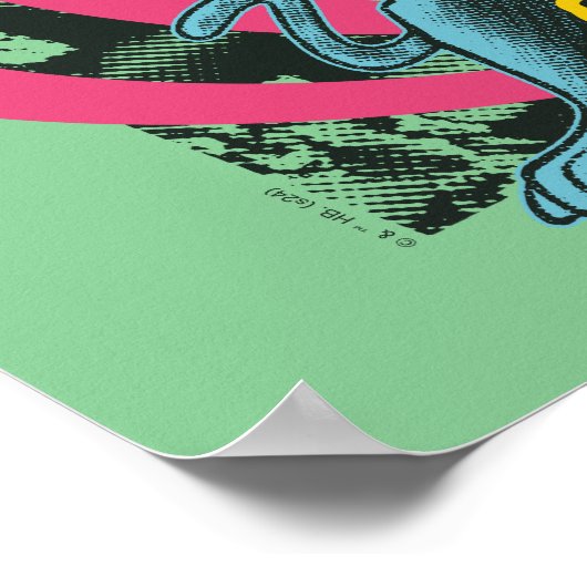 Scooby-Doo Zoinks Punk Gitaargrafiek Poster (Hoek)