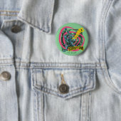 Scooby-Doo Zoinks Punk Gitaargrafiek Ronde Button 5,7 Cm (In situ)