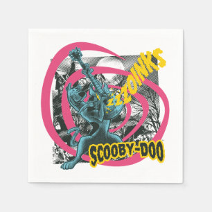 Scooby-Doo Zoinks Punk Gitaargrafiek Servet