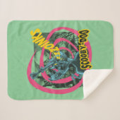 Scooby-Doo Zoinks Punk Gitaargrafiek Sherpa Deken (Voorkant (horizontaal))