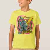 Scooby-Doo Zoinks Punk Gitaargrafiek T-shirt (Voorkant)