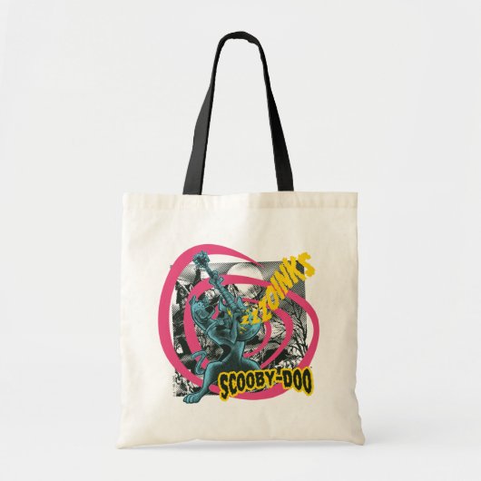 Scooby-Doo Zoinks Punk Gitaargrafiek Tote Bag (Voorkant)