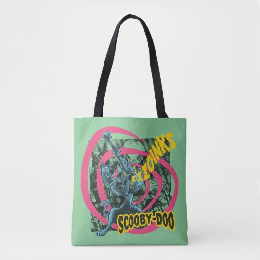 Scooby-Doo Zoinks Punk Gitaargrafiek Tote Bag (Voorkant)
