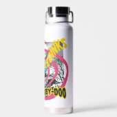 Scooby-Doo Zoinks Punk Gitaargrafiek Waterfles (Achterkant)