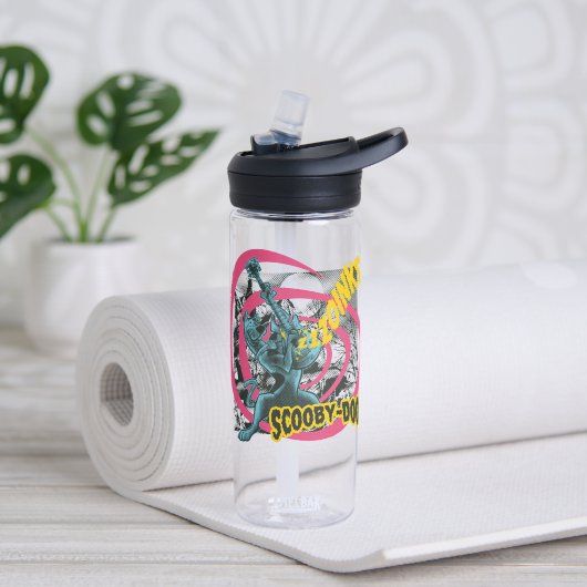Scooby-Doo Zoinks Punk Gitaargrafiek Waterfles (Links)