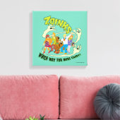 Scooby-Doo Zoinks Which Way for More Candy? Canvas Afdruk (Insitu (Woonkamer))