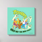 Scooby-Doo Zoinks Which Way for More Candy? Canvas Afdruk (Voorkant)