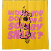 Scooby-Doo |Zou je het doen voor een scootersnack? Douchegordijn (Voorkant)