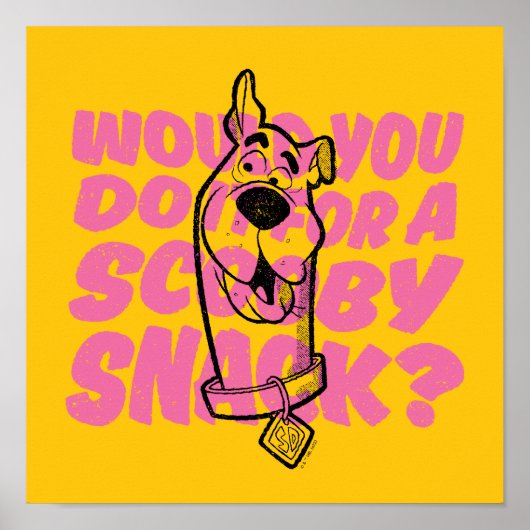 Scooby-Doo |Zou je het doen voor een scootersnack? Poster (Voorkant)