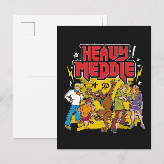 Scooby-Doo | "Zware medaille" Grafisch Briefkaart (Voorkant / Achterkant)