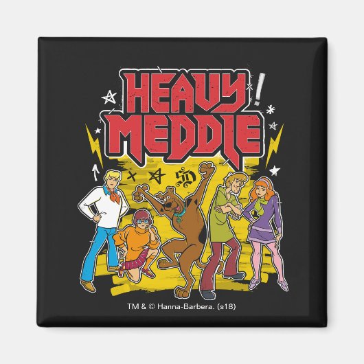 Scooby-Doo | "Zware medaille" Grafisch Magneet (Voorkant)