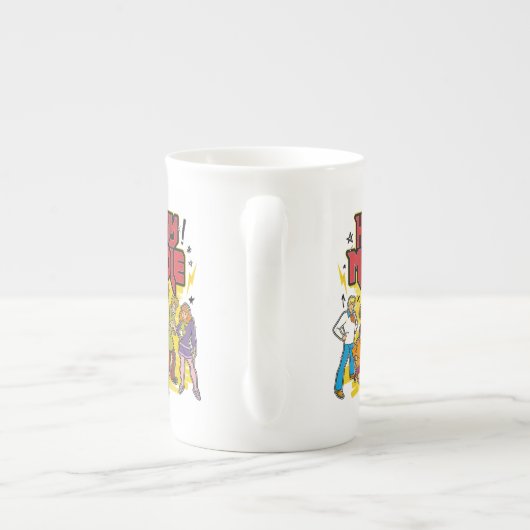 Scooby-Doo | "Zware medaille" Grafisch Porselein Kop (Achterkant)