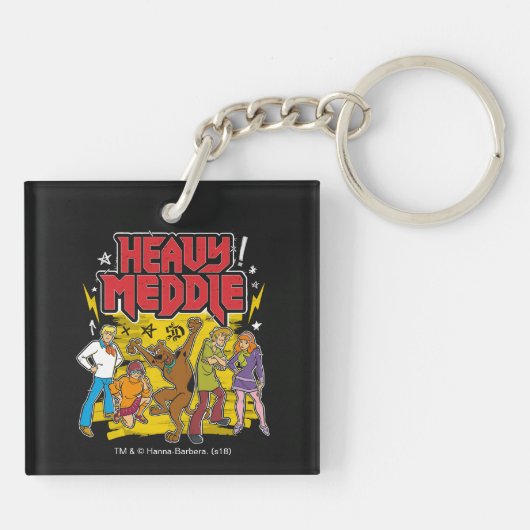 Scooby-Doo | "Zware medaille" Grafisch Sleutelhanger (Achterkant)