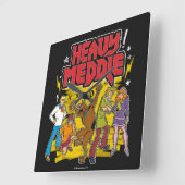 Scooby-Doo | "Zware medaille" Grafisch Vierkante Klok (Hoek)