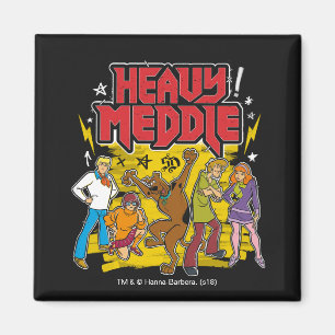 Scooby-doo  "zware medaille" magneet