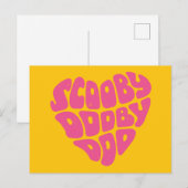 Scooby Dooby Doo Heart Briefkaart (Voorkant / Achterkant)