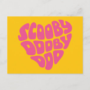 Scooby Dooby Doo Heart Briefkaart