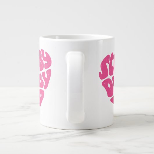 Scooby Dooby Doo Heart Grote Koffiekop (Achterkant)