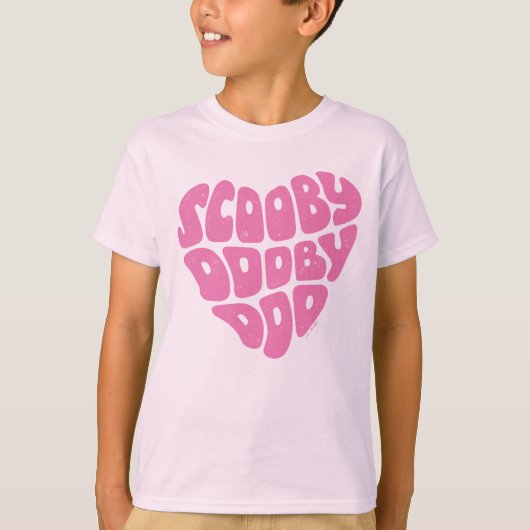 Scooby Dooby Doo Heart T-shirt (Voorkant)