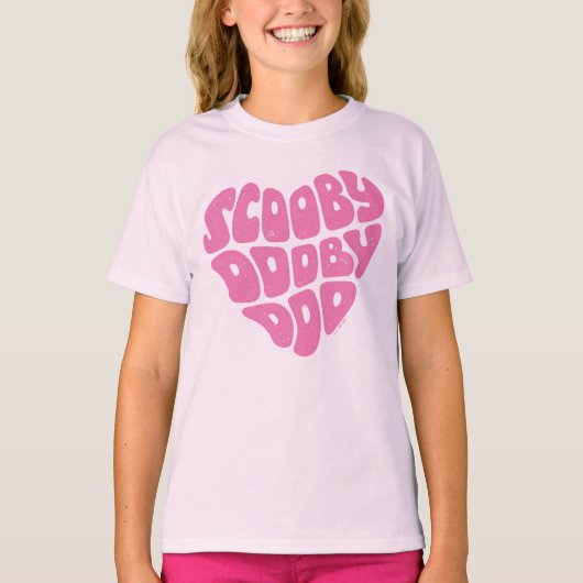 Scooby Dooby Doo Heart T-shirt (Voorkant)