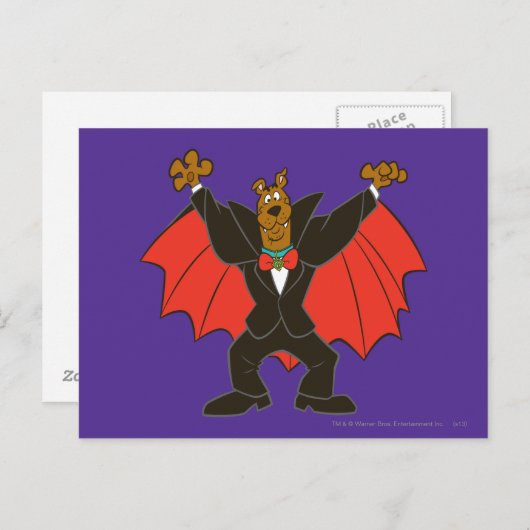 Scooby Dracula Briefkaart (Voorkant / Achterkant)