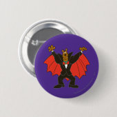 Scooby Dracula Ronde Button 5,7 Cm (Voorkant /achterkant)
