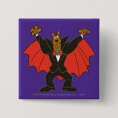 Scooby Dracula Vierkante Button 5,1 Cm (Voorkant)