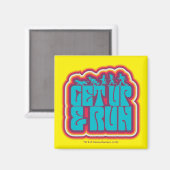 Scooby en Gang "Opstaan & uitvoeren" grafisch Magneet (Voorkant / Achterkant)