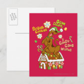 Scooby & Gingerbread House Briefkaart (Voorkant / Achterkant)