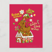 Scooby & Gingerbread House Briefkaart (Voorkant)