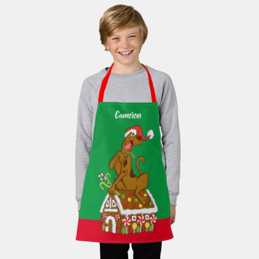 Scooby & Gingerbread House Schort (Gedragen)