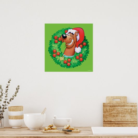 Scooby in Wreath Poster (Keuken)