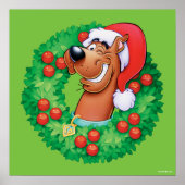 Scooby in Wreath Poster (Voorkant)