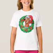 Scooby in Wreath T-shirt (Voorkant)