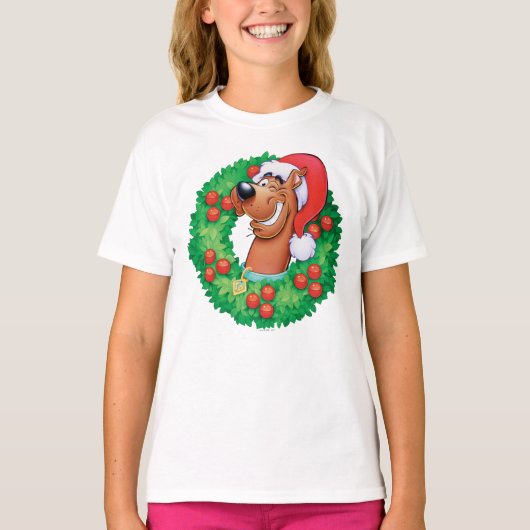 Scooby in Wreath T-shirt (Voorkant)