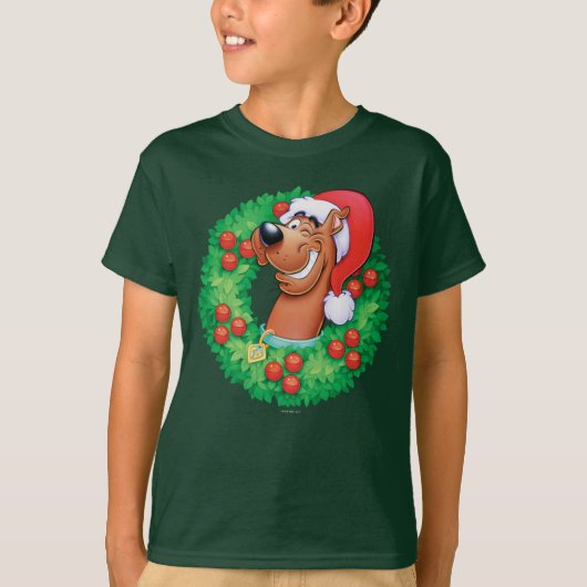 Scooby in Wreath T-shirt (Voorkant)