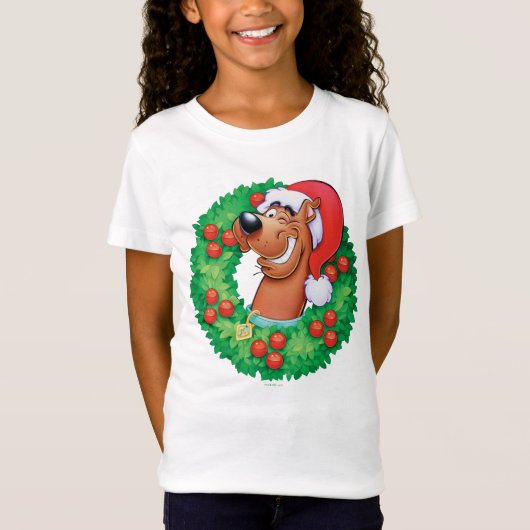 Scooby in Wreath T-shirt (Voorkant)