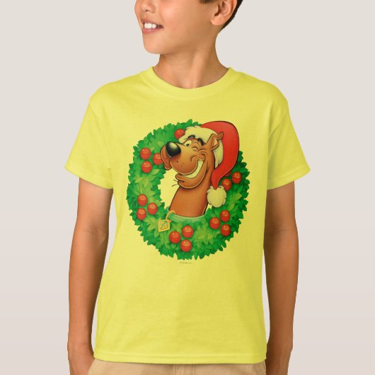 Scooby in Wreath T-shirt (Voorkant)