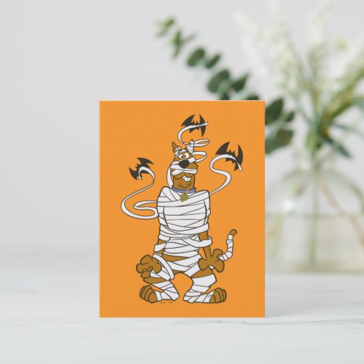 Scooby Mummy Briefkaart (Staand voorkant)
