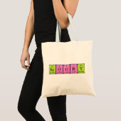 Scooby periodieke lijstnaam canvas tas (Voorkant (product))