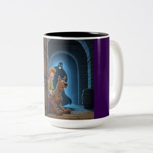 Scooby & Shaggy: Barrel of Frights beroemd gemaakt Tweekleurige Koffiemok